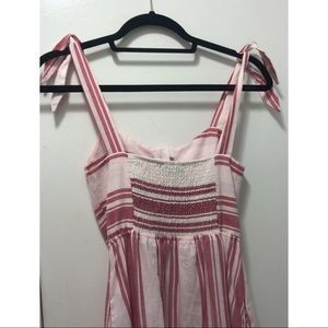 Zara Dresses - Zara striped red midi dress with pockets Zara Dresses - Zara striped red midi dress with pockets